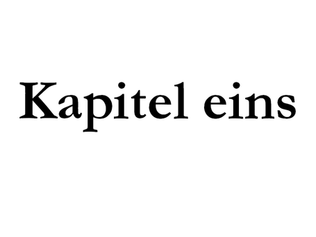 Kapitel 1